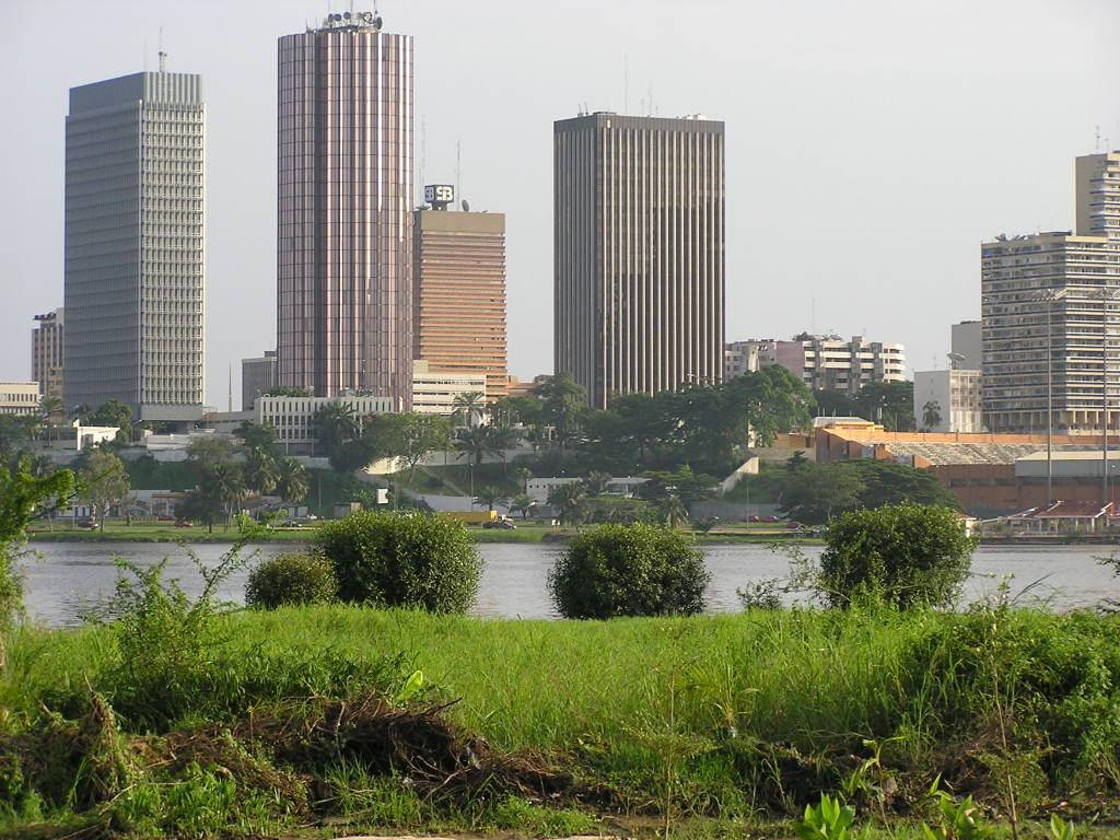 Ivory Coast City View Background