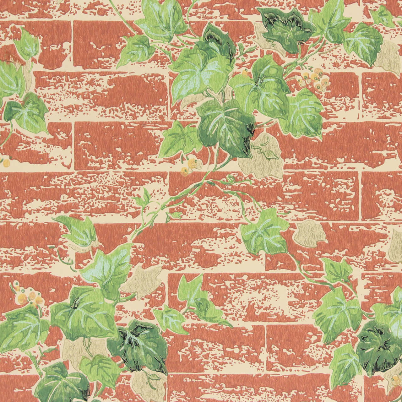 Ivyon Brick Wall Pattern Wallpaper