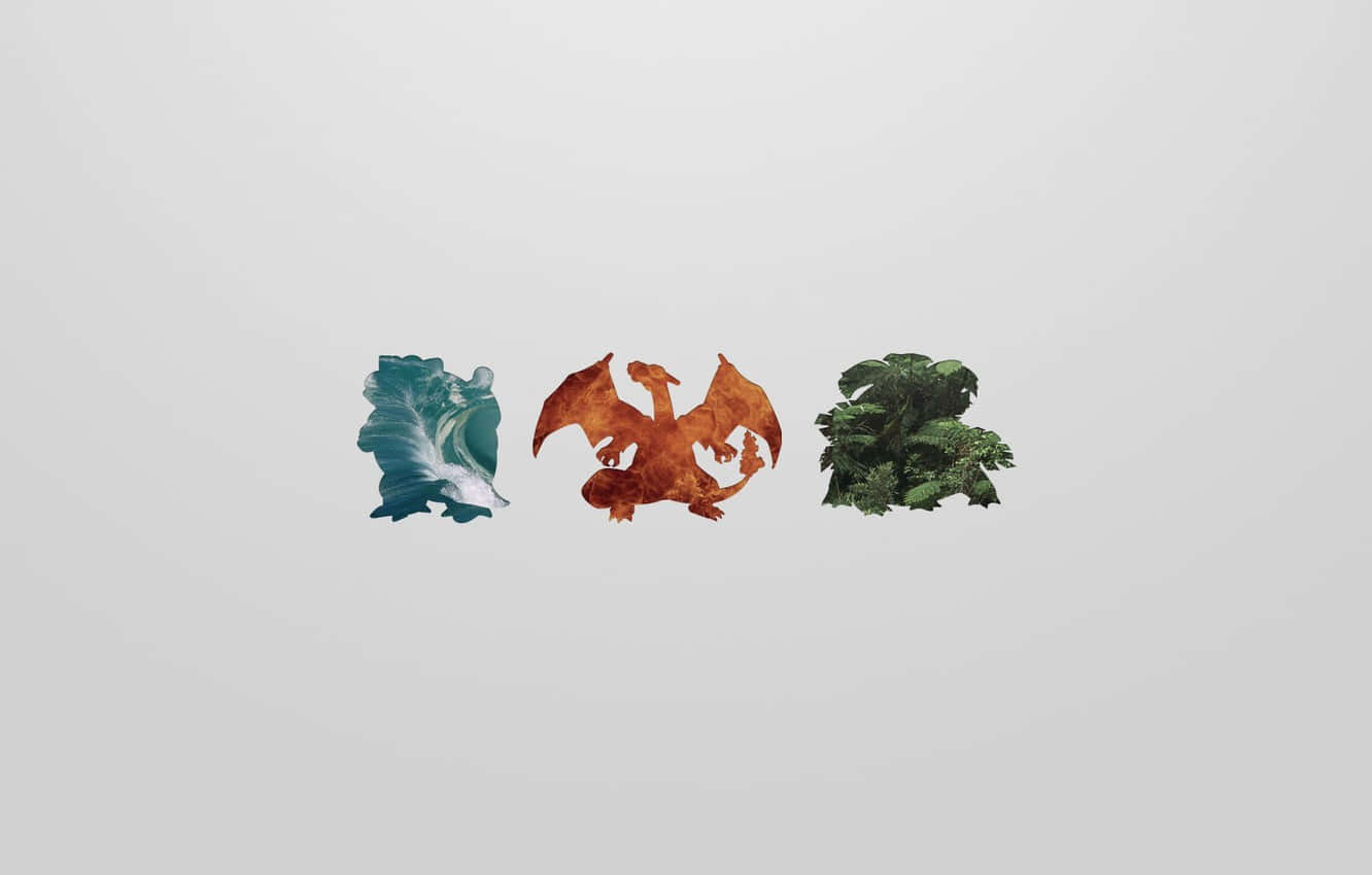 Ivysaur And Other Pokemon Silhouette Wallpaper