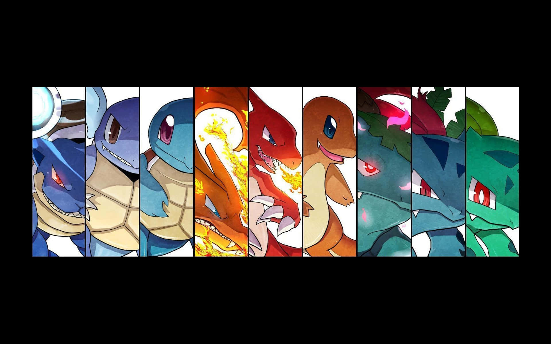 Ivysaur And Pokemons Collage Wallpaper