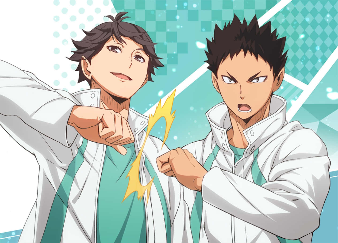 Caption: Iwaizumi Hajime - Determination and Strength Wallpaper