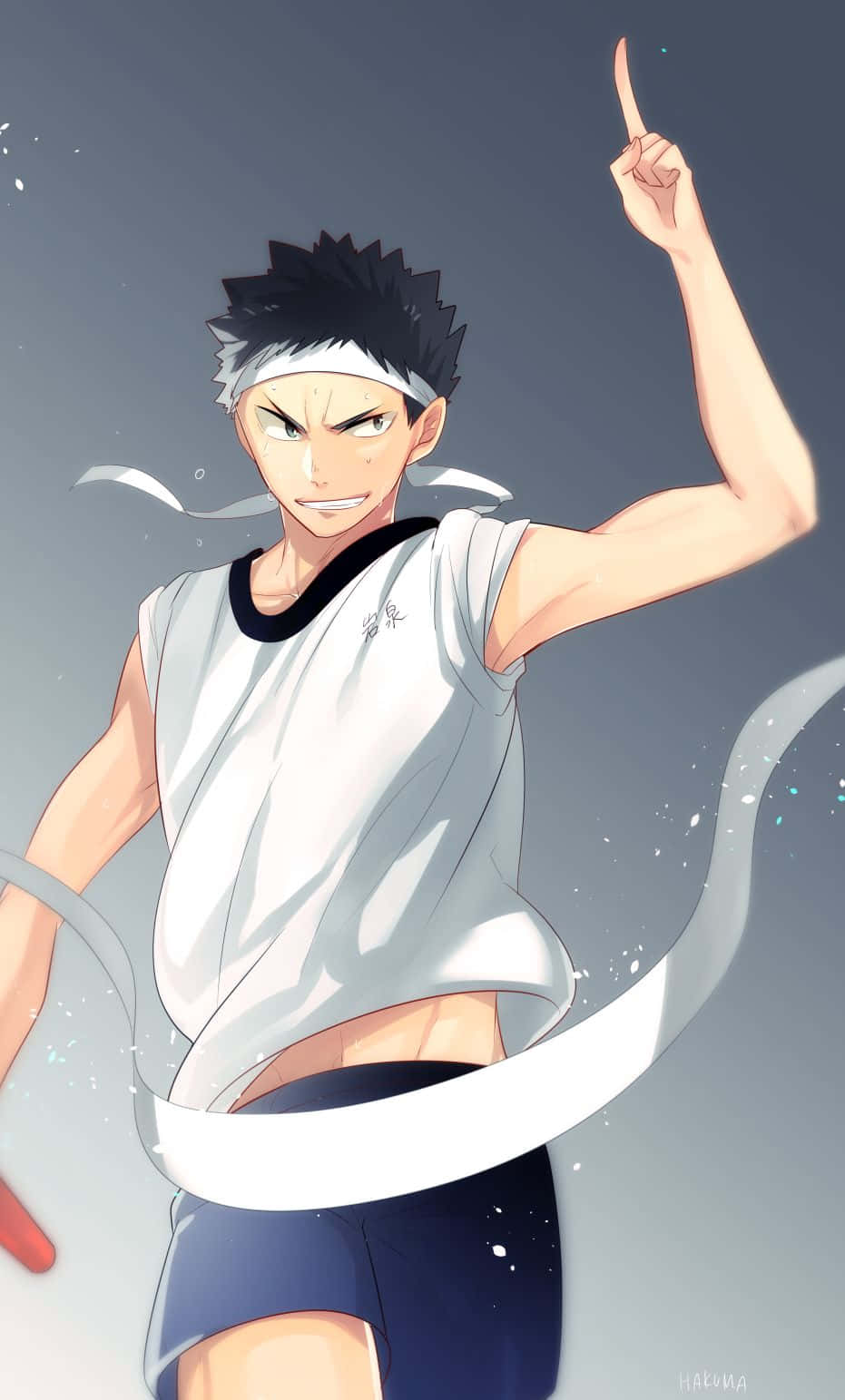 Iwaizumihajime Adoptando Una Pose Segura Con Un Atuendo Elegante. Fondo de pantalla