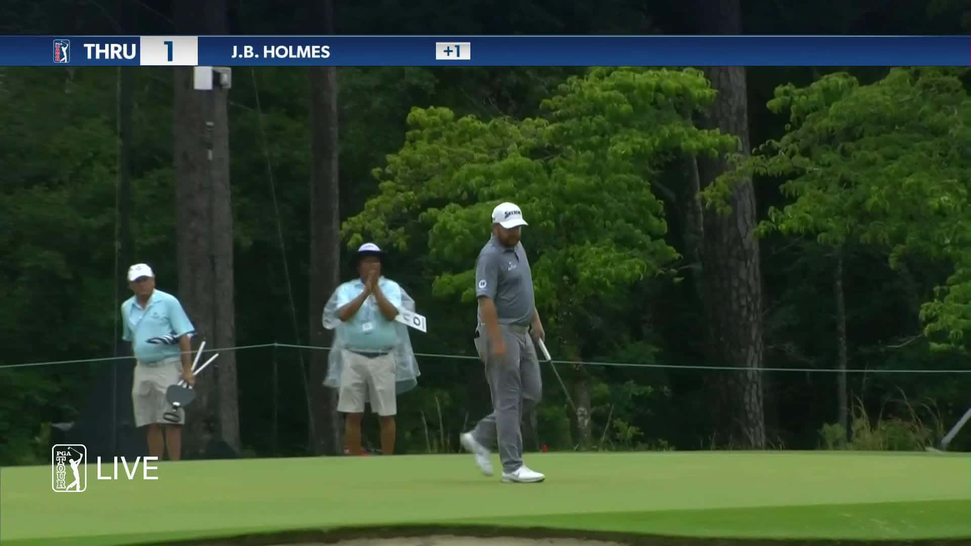 J.b. Holmes Preparing For A Powerful Golf Swing Wallpaper