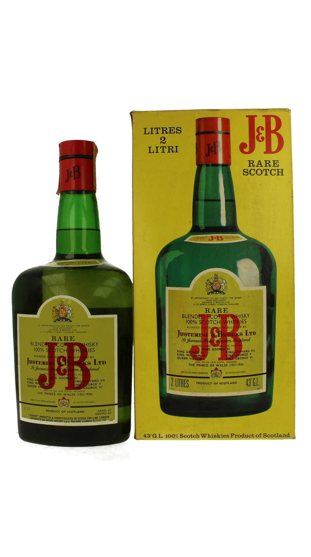 J&b Rare Bottle In The 60's And 70's Wallpaper