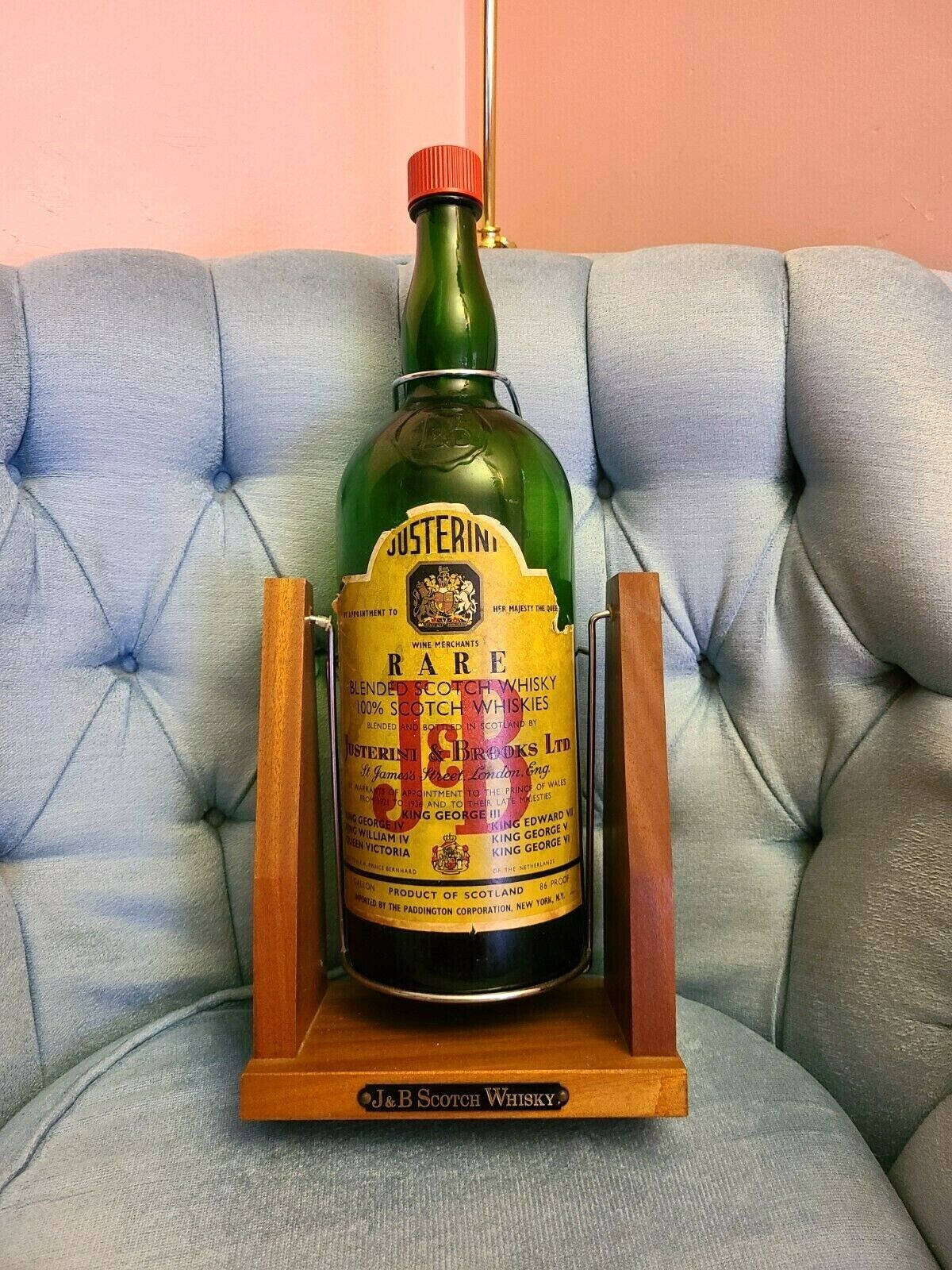J&b Rare Whisky Giant Bottle Wallpaper