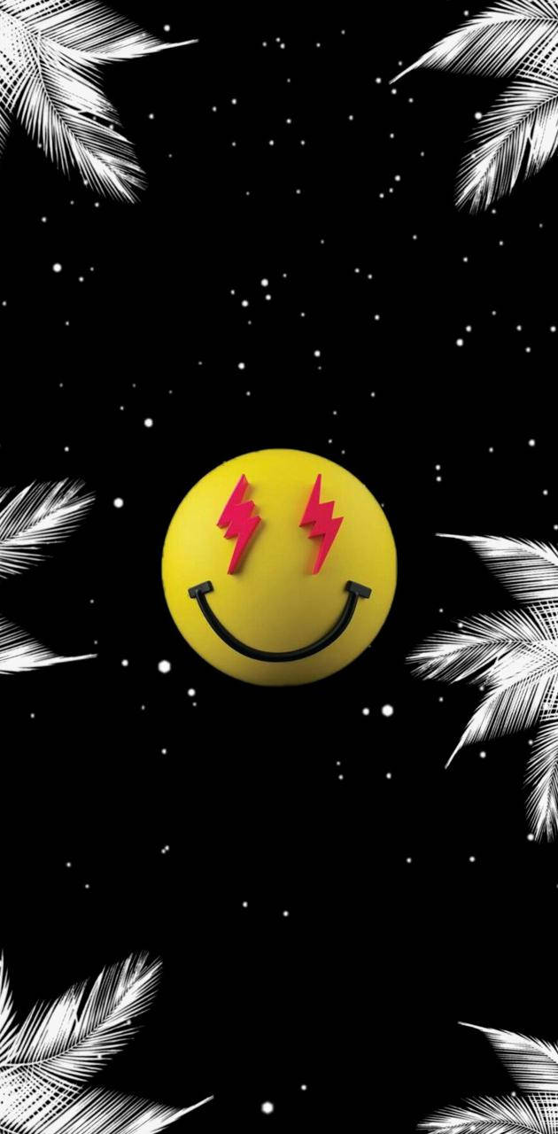 J Balvin 3d Smiley Logo Background