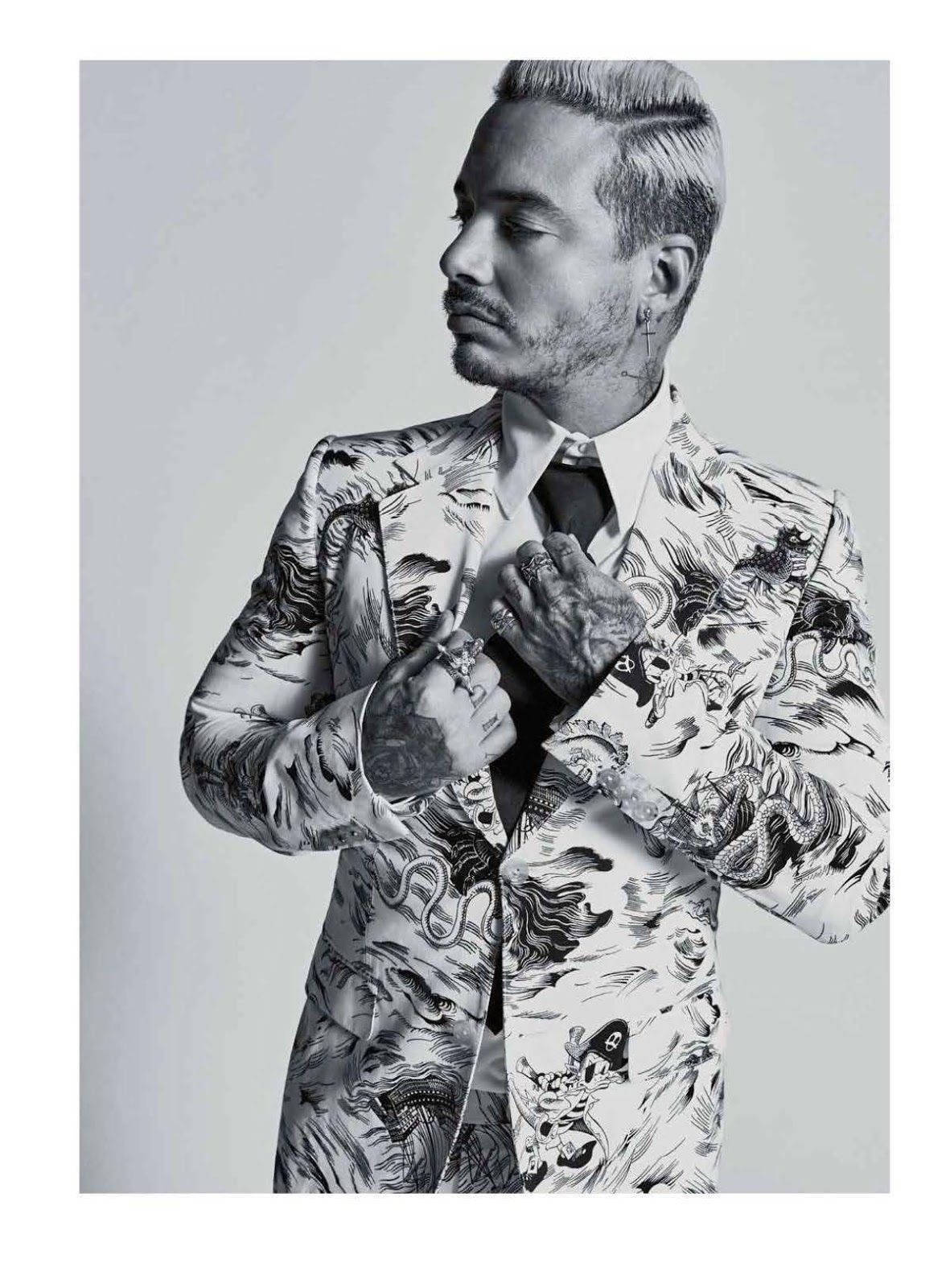 J Balvin For Esquire Background