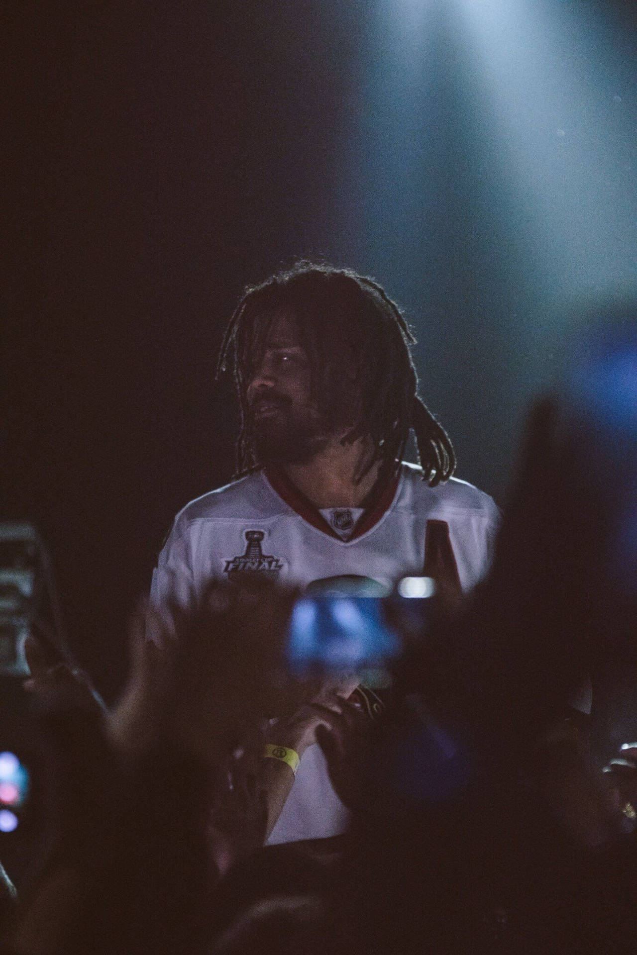 J Cole With Crowd Wallpaper
