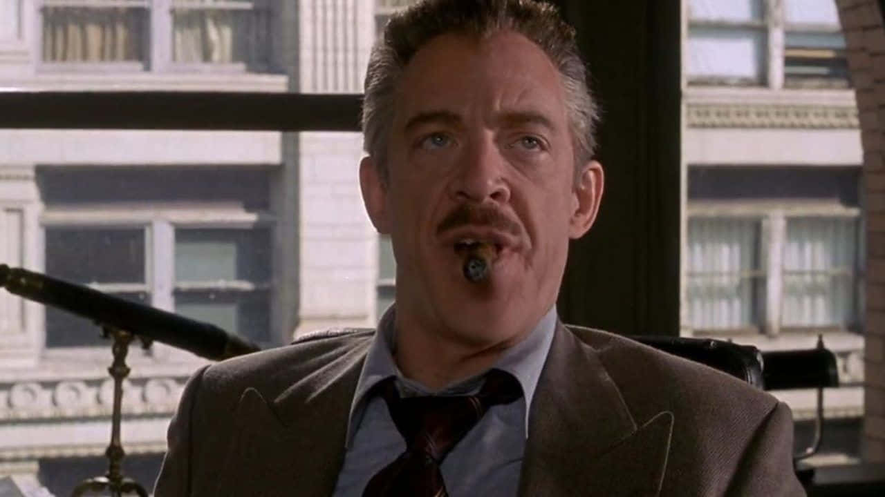 J. Jonah Jameson in action, at the Daily Bugle office Wallpaper