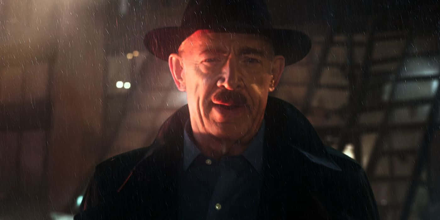 The iconic J Jonah Jameson in action Wallpaper