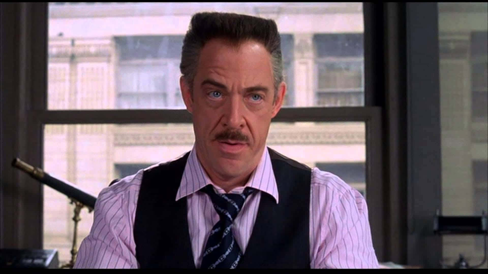 Captivating J. Jonah Jameson: The Face of the Daily Bugle Wallpaper