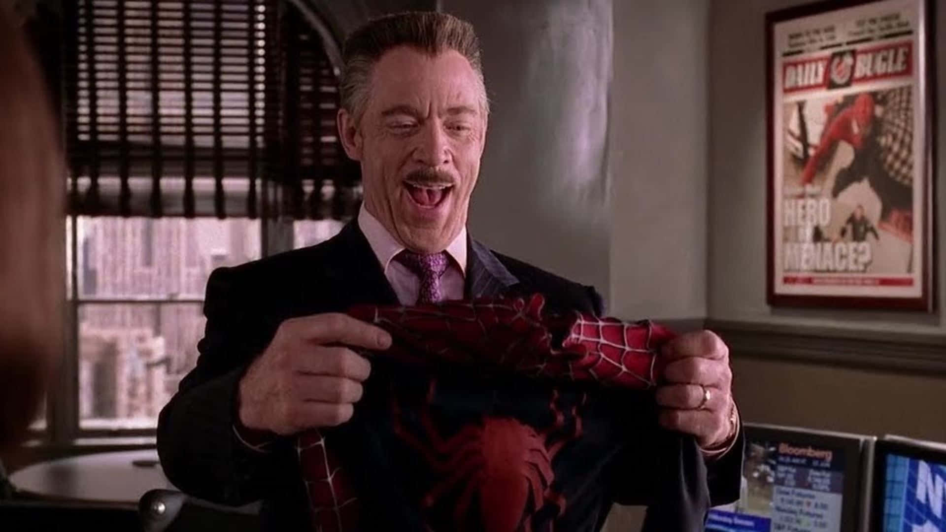 J Jonah Jameson in his office at the Daily Bugle Wallpaper