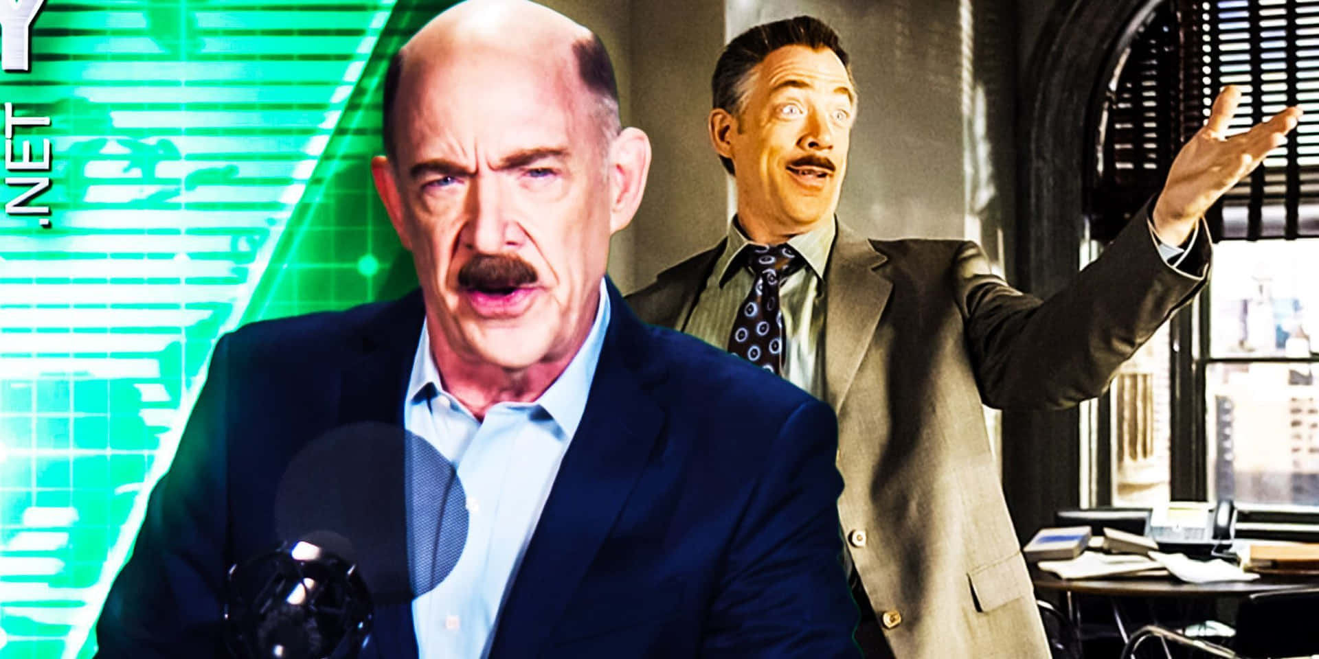 J. Jonah Jameson in action at the Daily Bugle office Wallpaper
