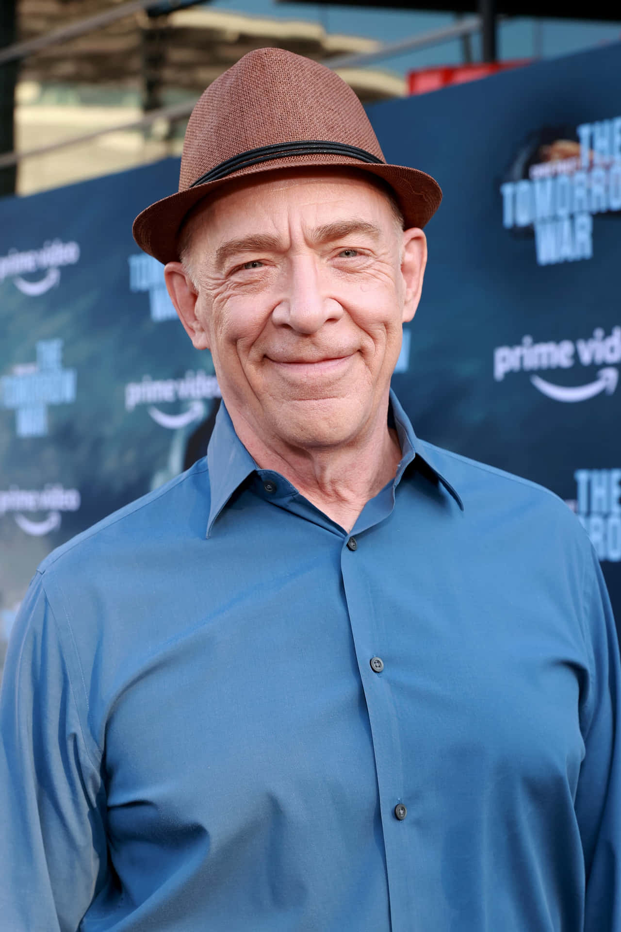 J.K. Simmons in a Thoughtful Pose Wallpaper