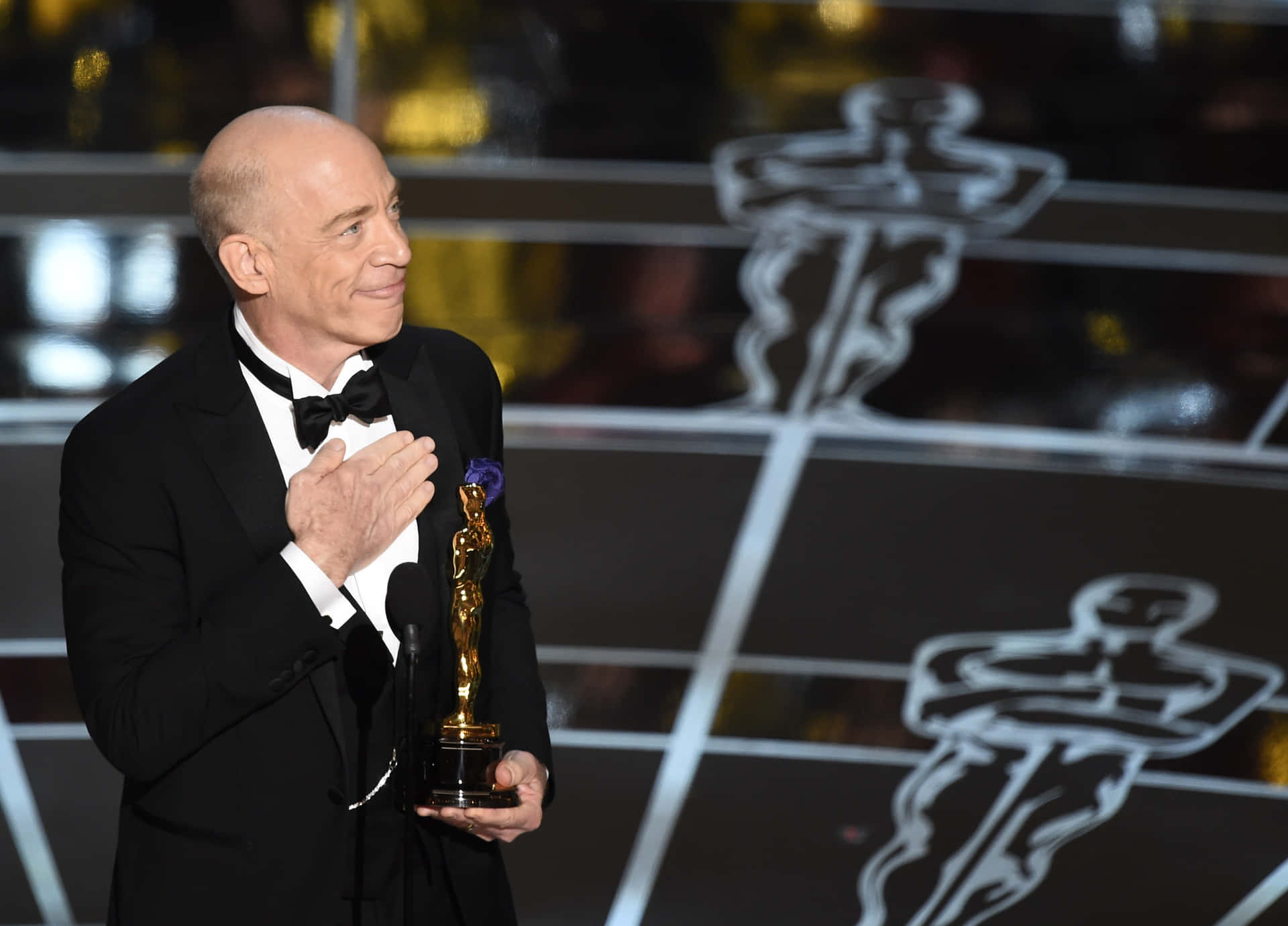 Veteran actor J.K. Simmons in a profound display of character and emotions. Wallpaper