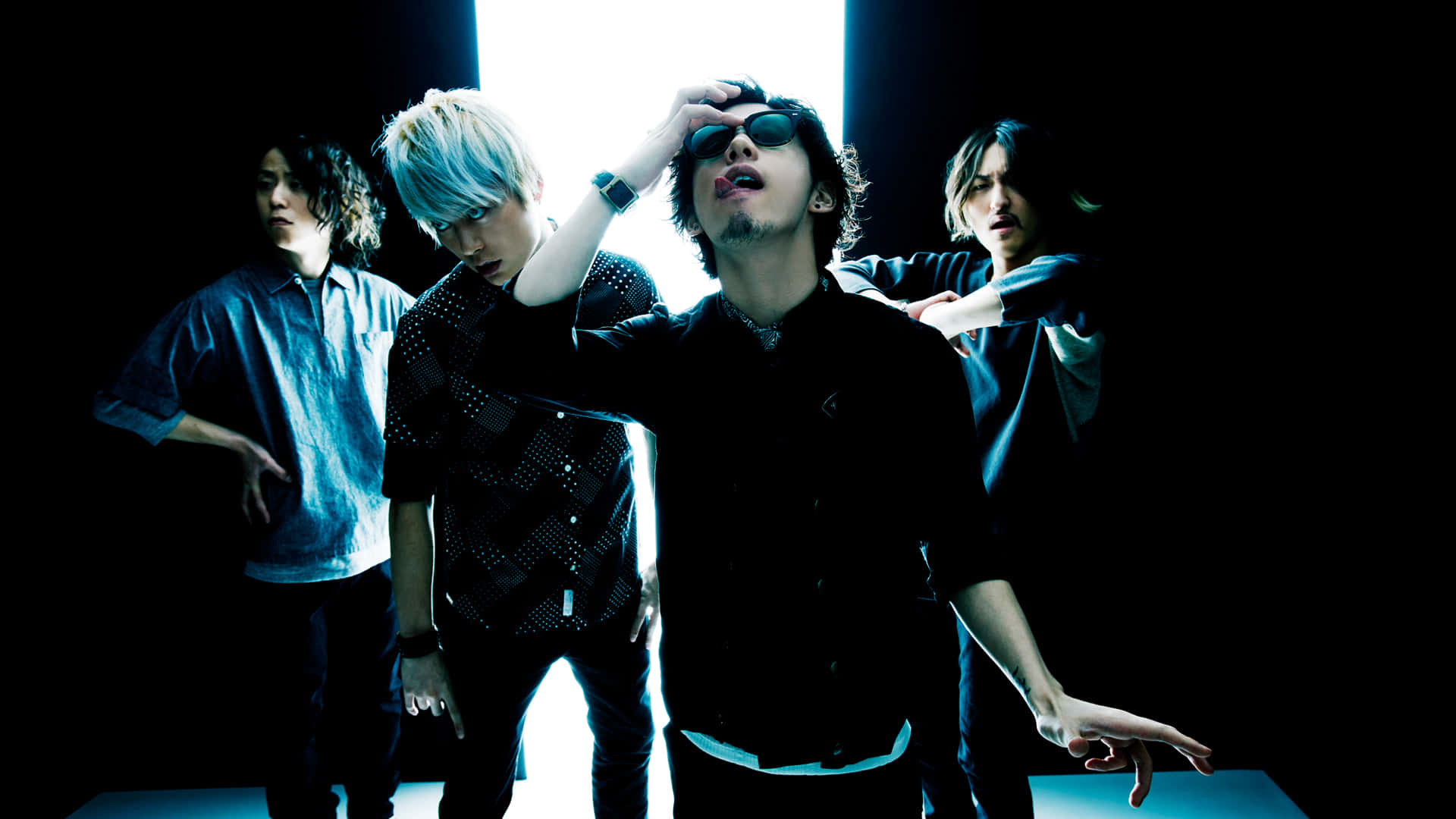 J-Rock band performing live on stage Wallpaper