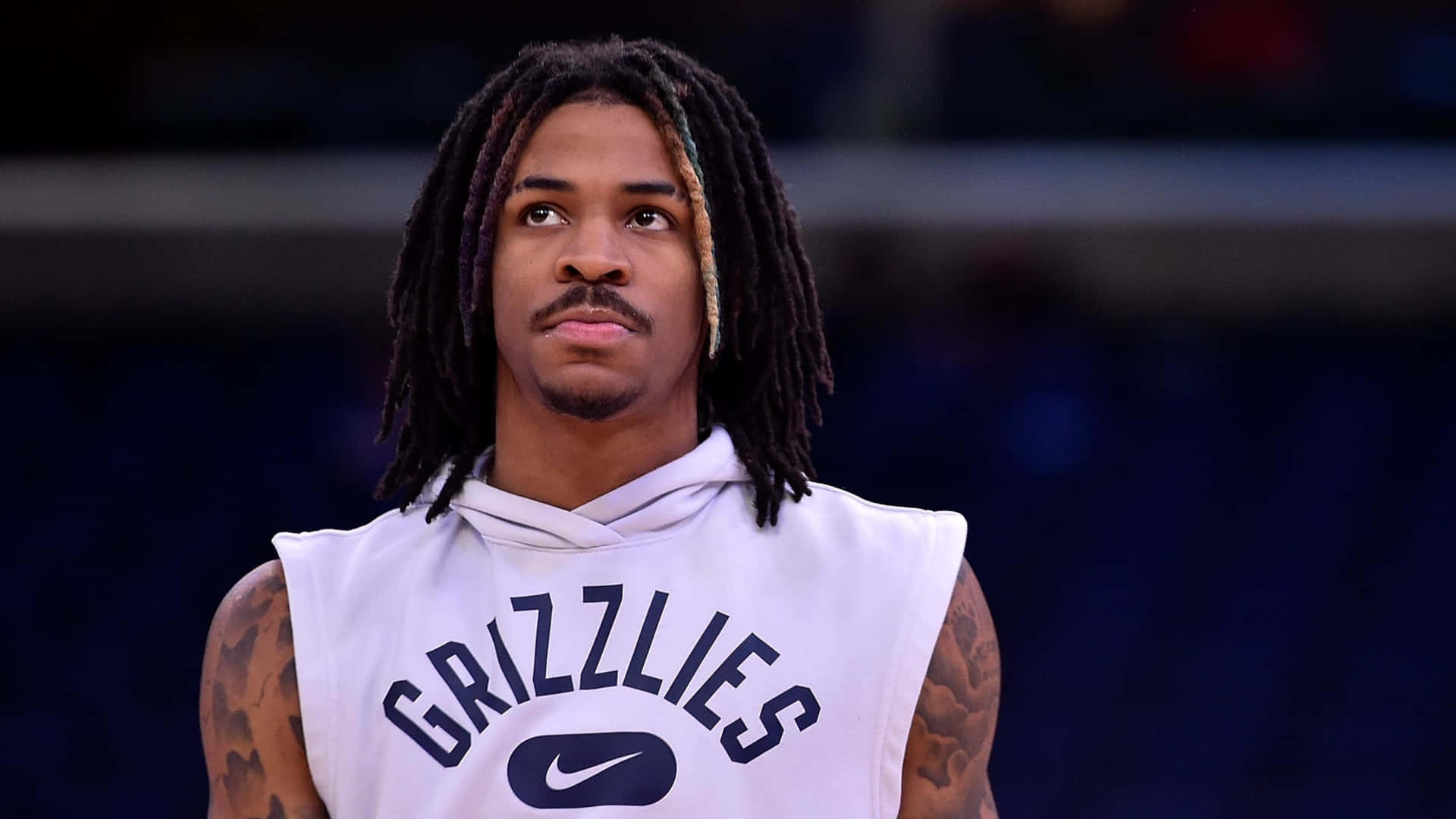 Ja Morant playing professionally with the Memphis Grizzlies