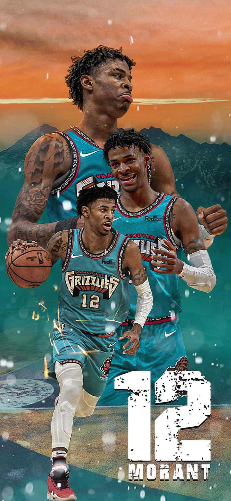 Ja Morant Grizzliesi Phone Wallpaper Wallpaper