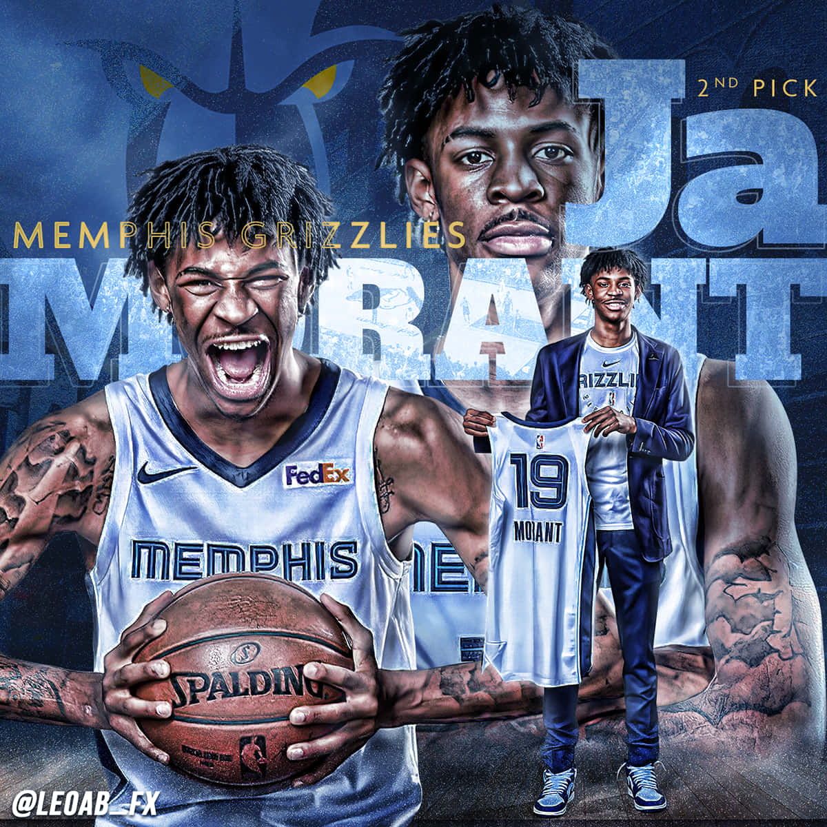 Jamart - Memphis Hornets - Basketball Plakat Wallpaper