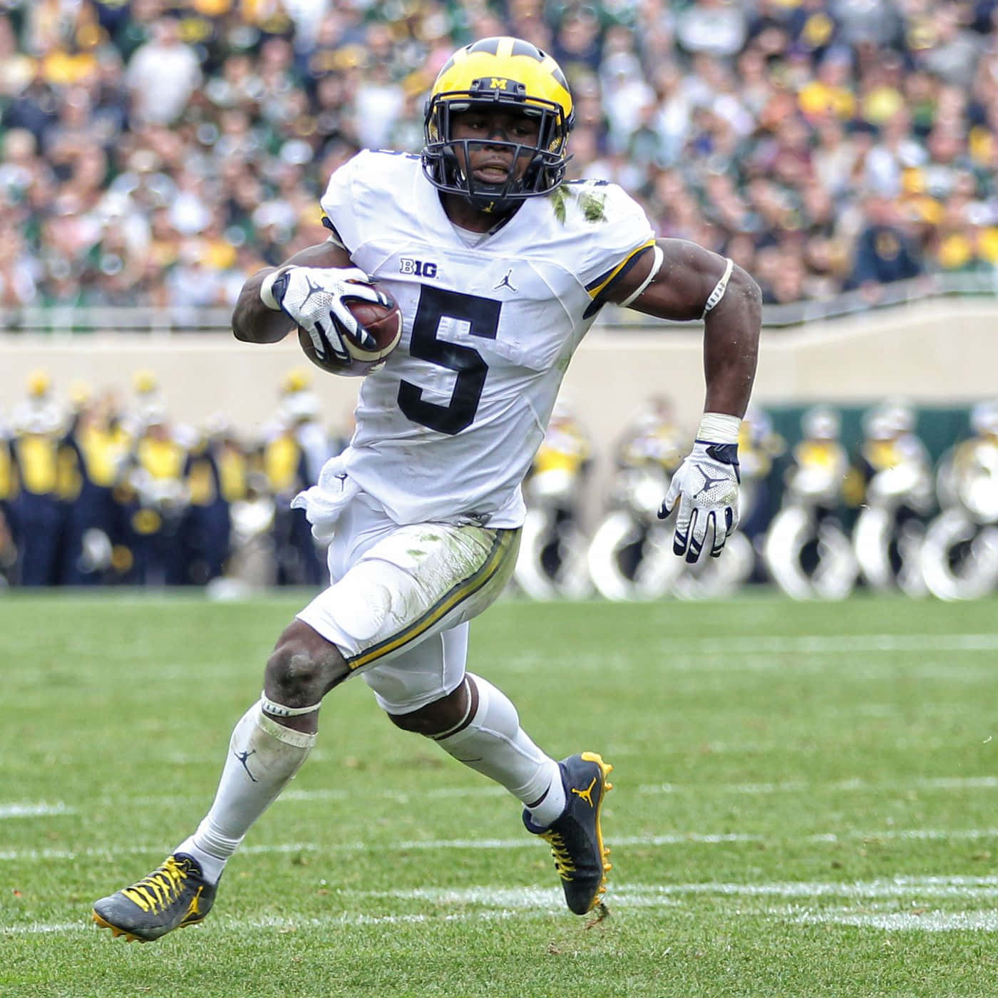 Jabrill Peppers Michigan Football Action Wallpaper