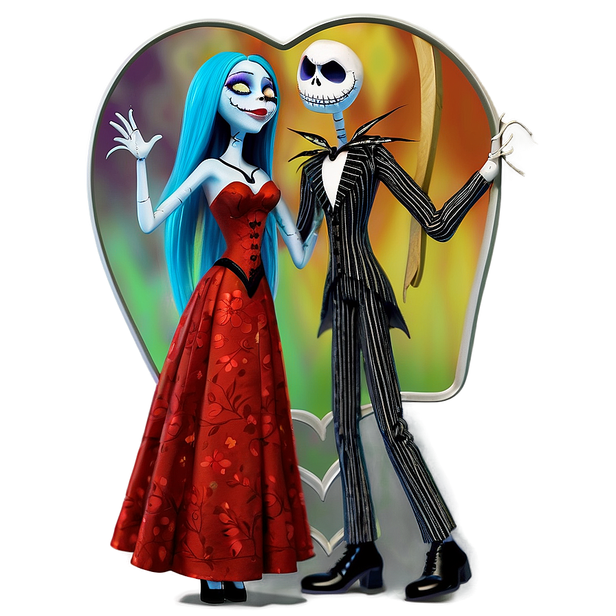 Download Jack And Sally Heart Png Smq18 | Wallpapers.com