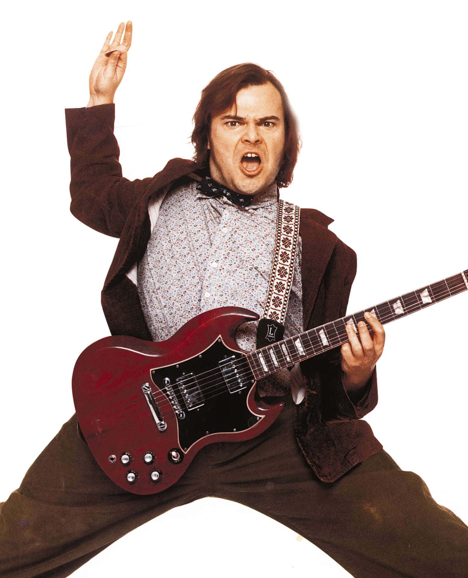 Jack Black in a candid pose Wallpaper