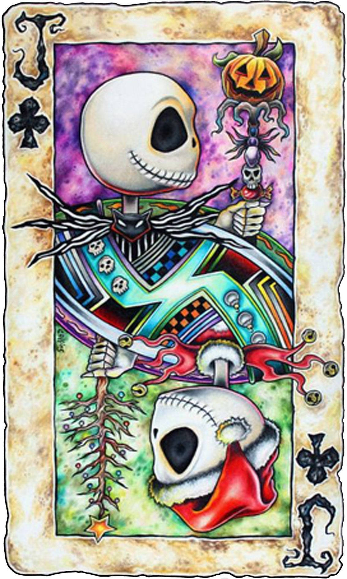 Jack Card The Nightmare Before Christmas Wallpaper