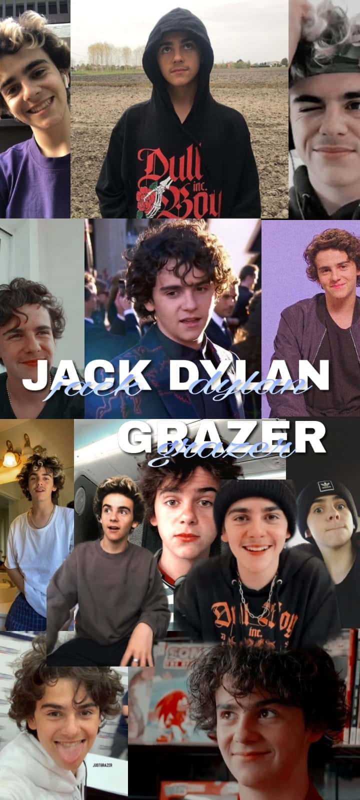 Jack Dylan Grazer Collage Wallpaper