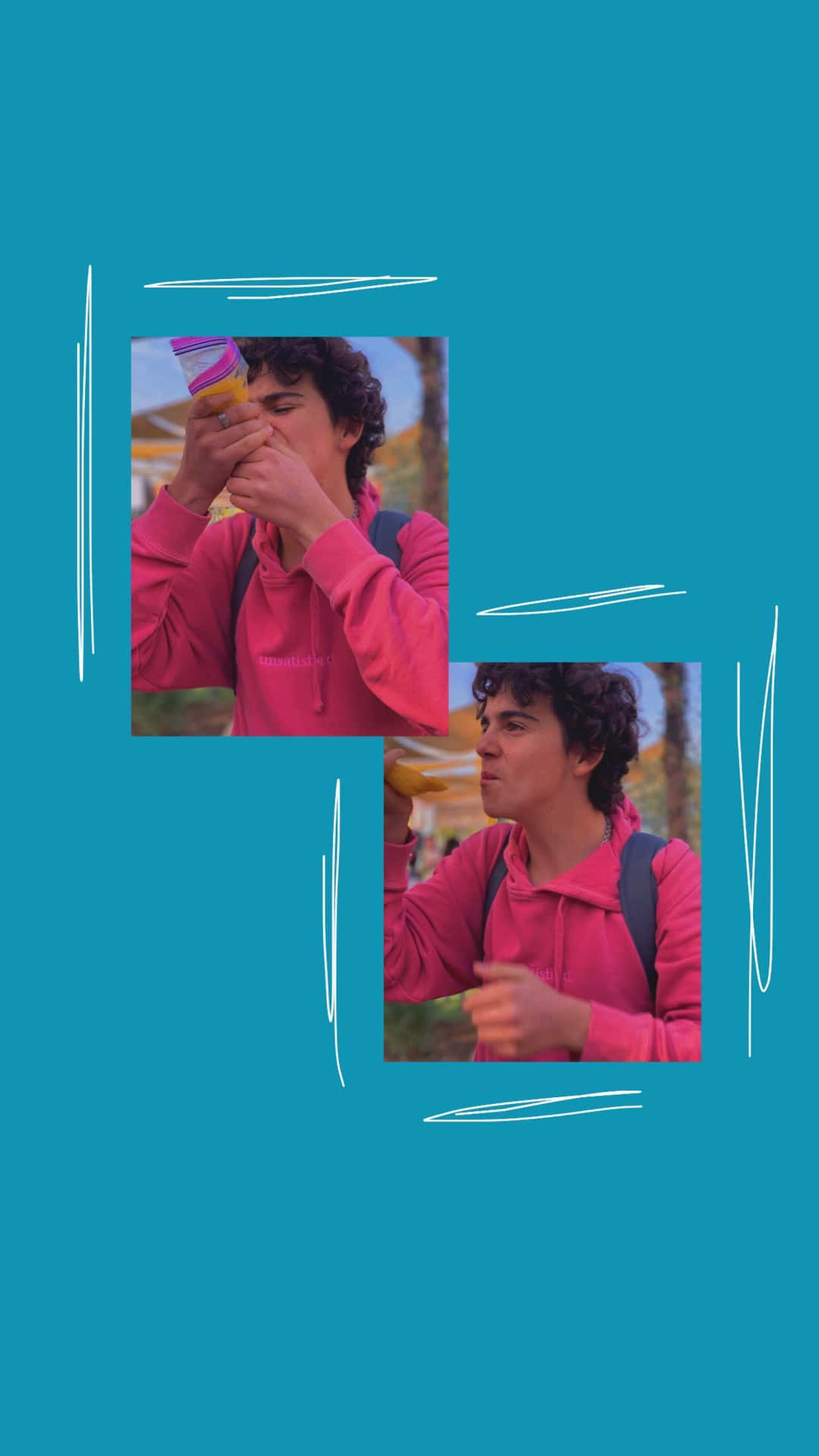 Jack Dylan Grazer Eating Ice Cream Wallpaper