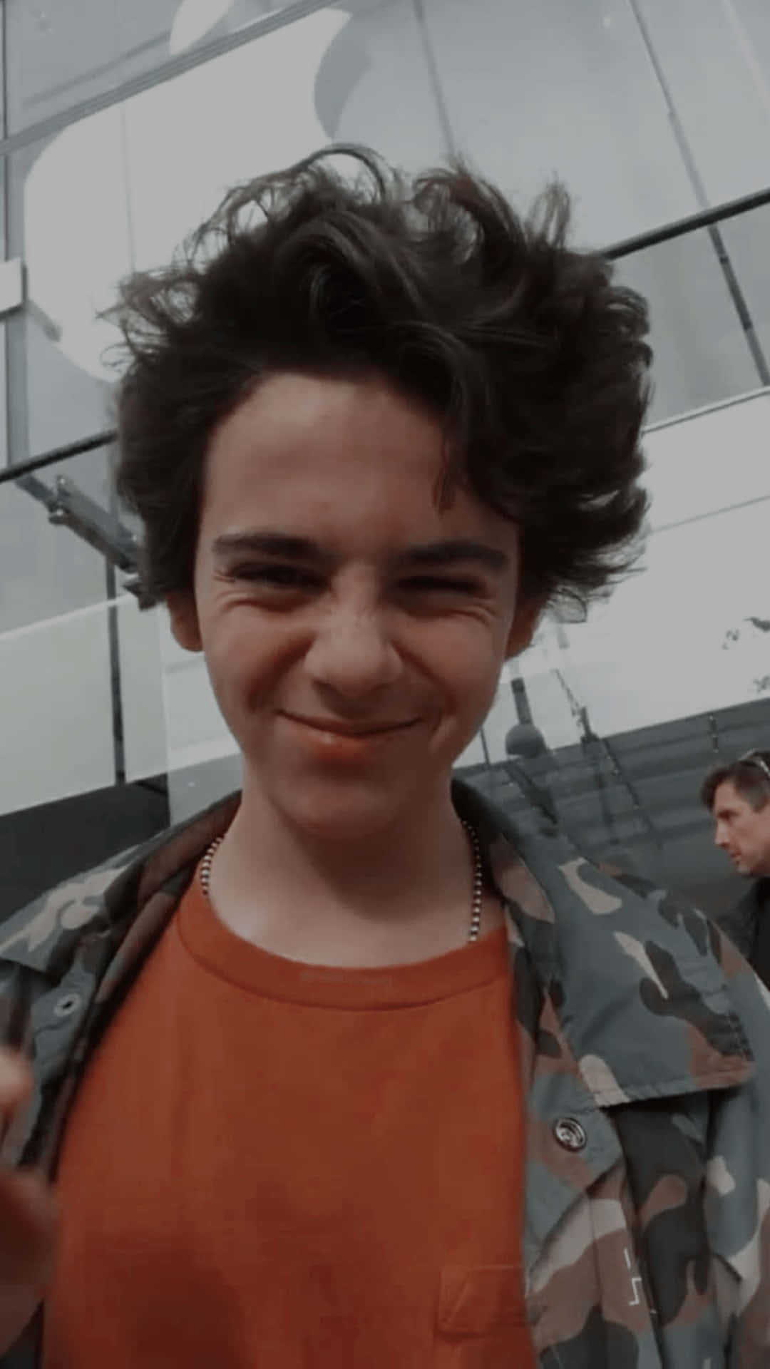 Jack Dylan Grazer Smiling Casually Wallpaper