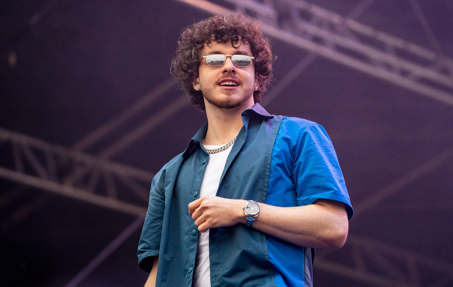 Jack Harlow On Stage Background