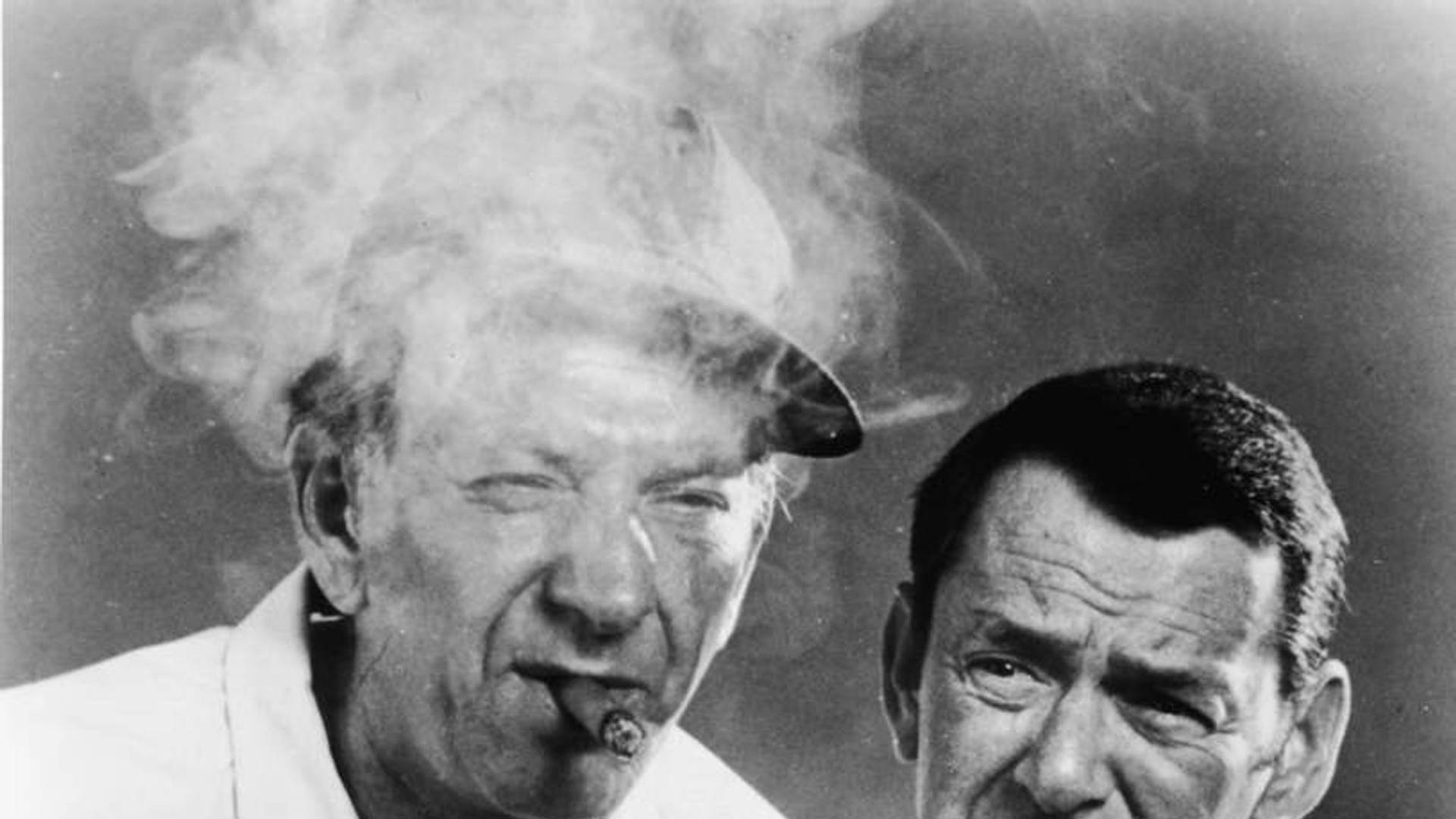 Jack Klugman And Tony Randall In The Odd Couple Wallpaper