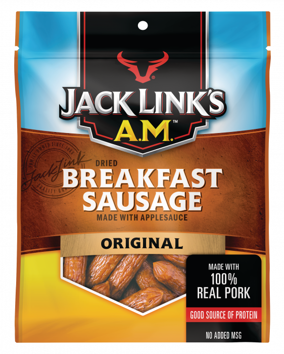 Jack Links A M Original Breakfast Sausage Package PNG
