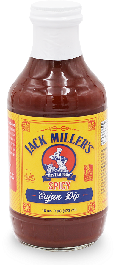 Jack Millers Spicy Cajun Dip Bottle PNG
