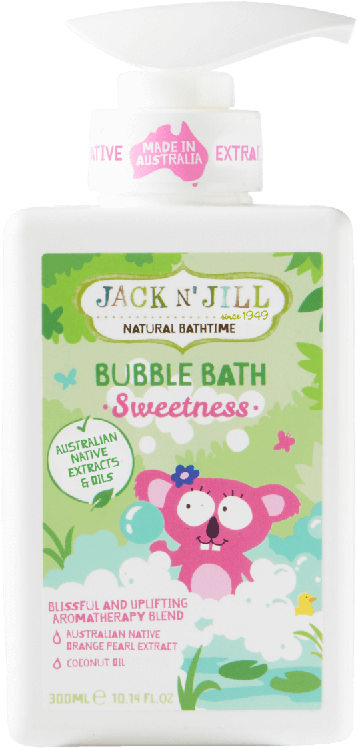 Jack N Jill Natural Bubble Bath Sweetness PNG