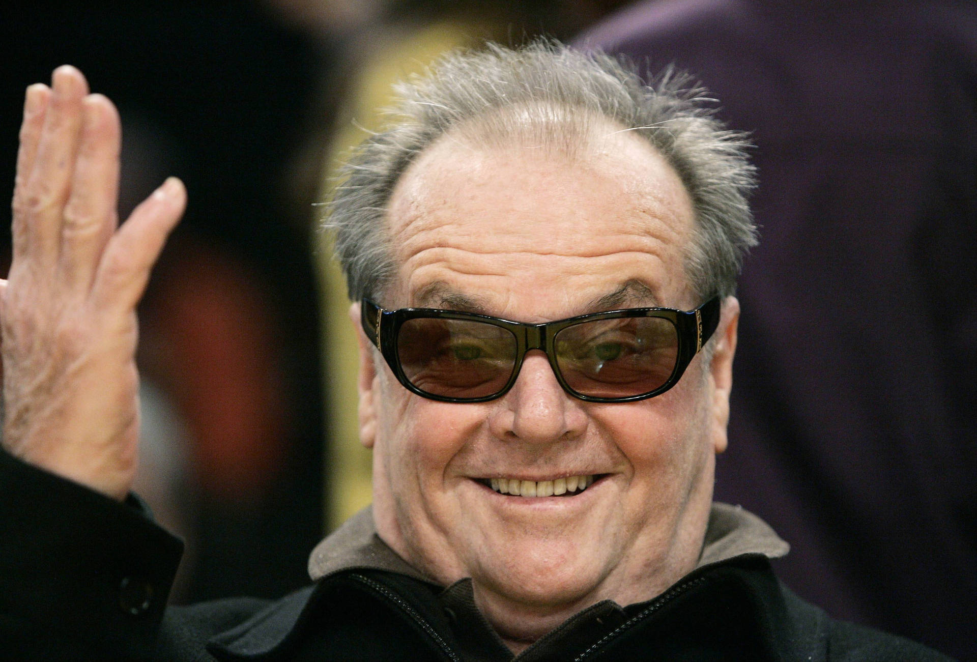 Jack Nicholson Amerikansk Skuespiller Sjov Foto Tilpasset Tapet Wallpaper