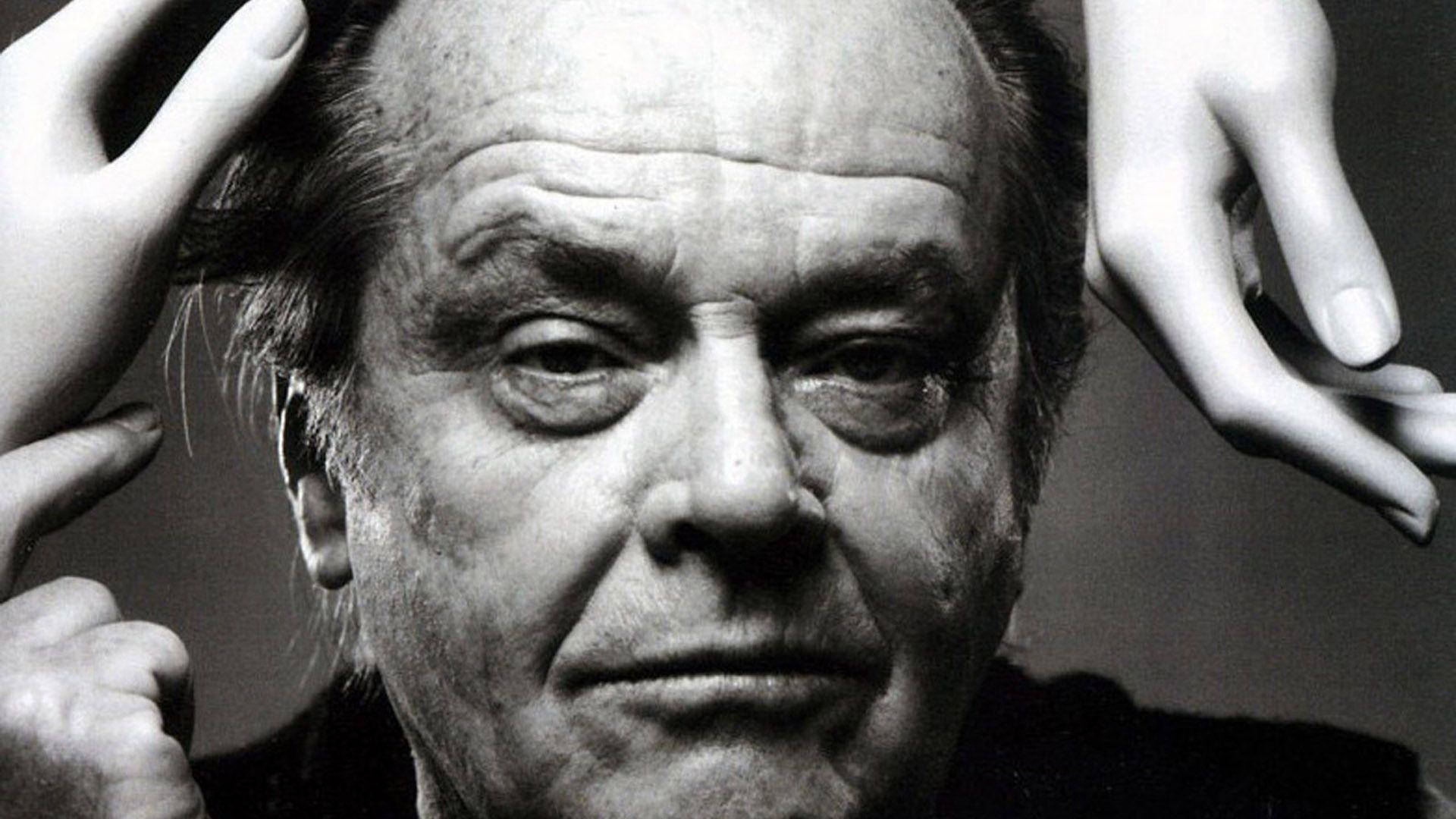 Jack Nicholson Iconic Portrait Photo Wallpaper