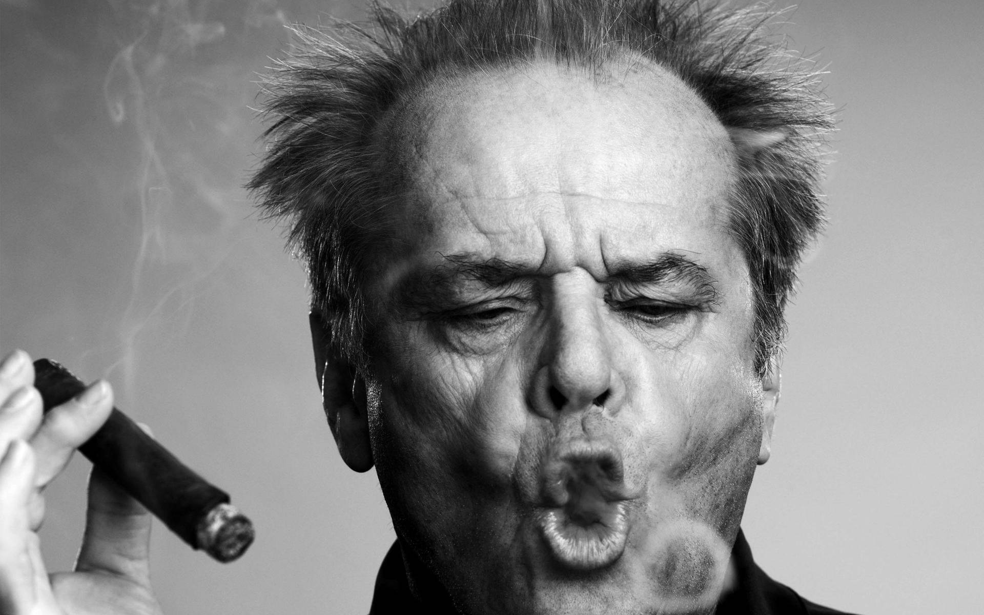 Jack Nicholson Smoking Cigarette Wallpaper