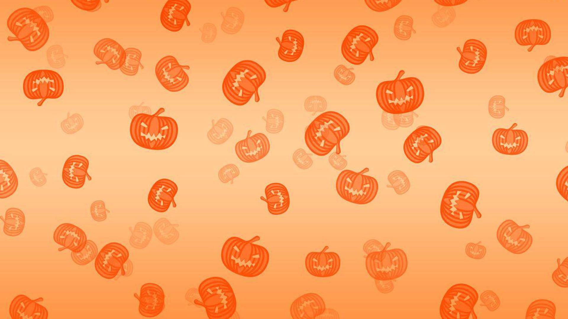 Backgroundjack-o'-lantern Söt Halloween Skrivbordsbakgrund. Wallpaper