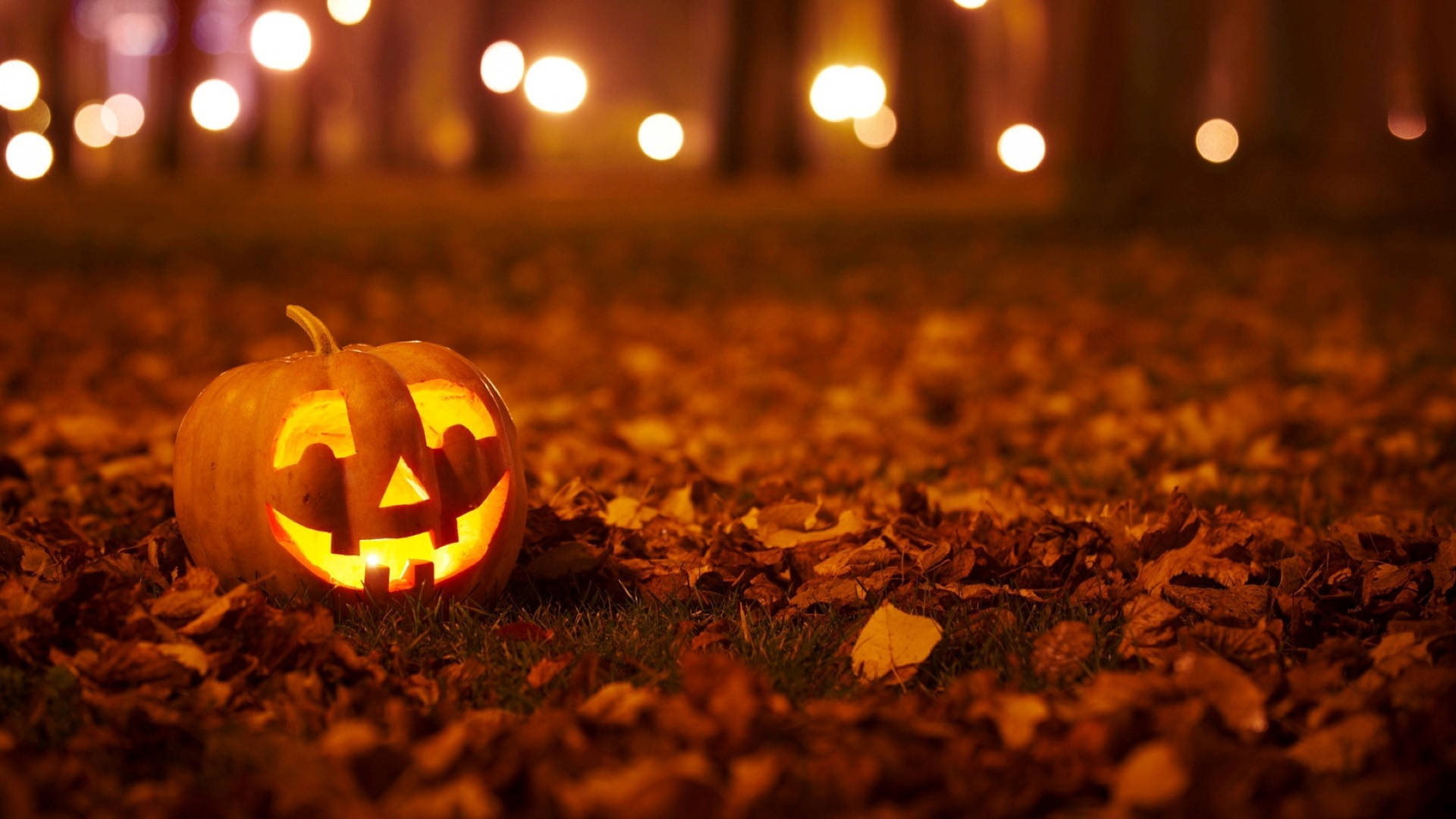 Download Jack O' Lantern Halloween Aesthetic Wallpaper