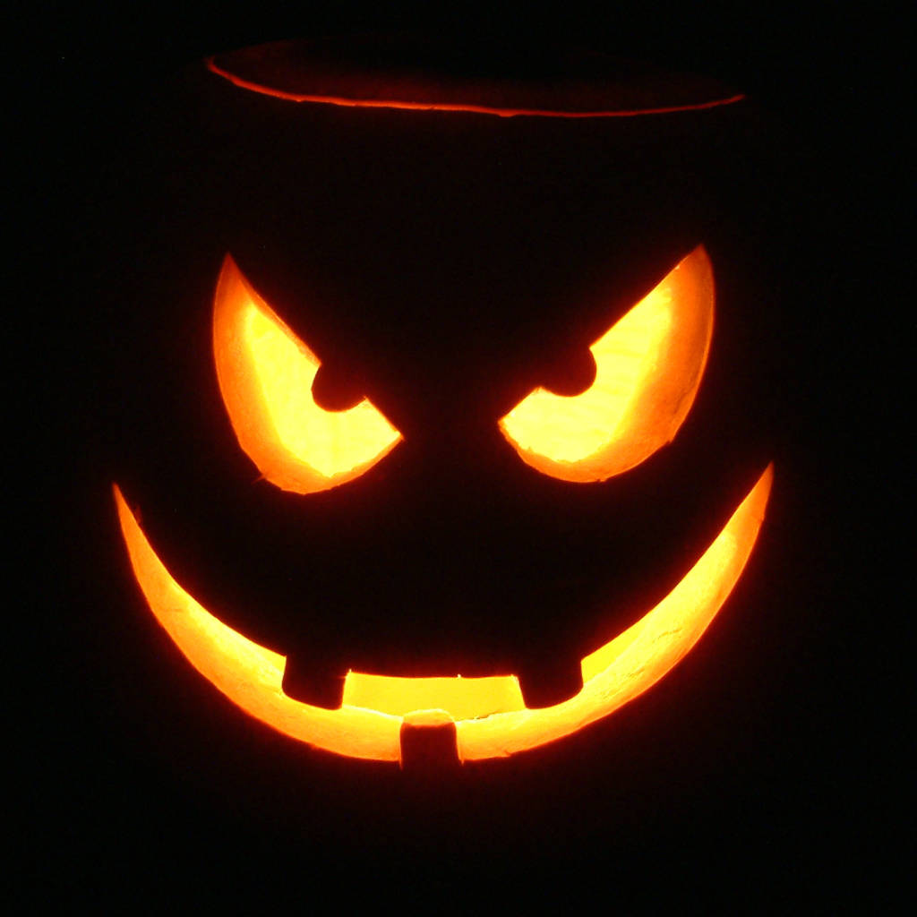Jacko'-lantern Halloween Pfp - Pfp De Halloween Con Una Calabaza Iluminada. Fondo de pantalla