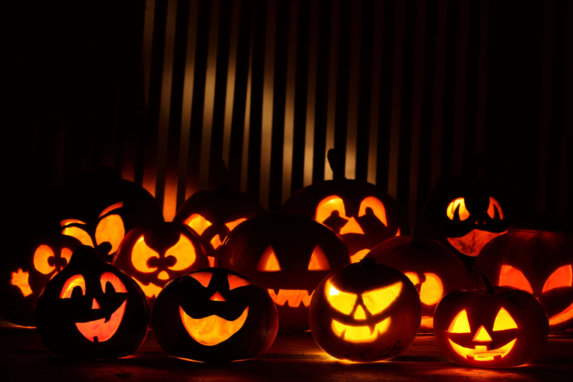 A Halloween favorite - carving a Jack O Lantern