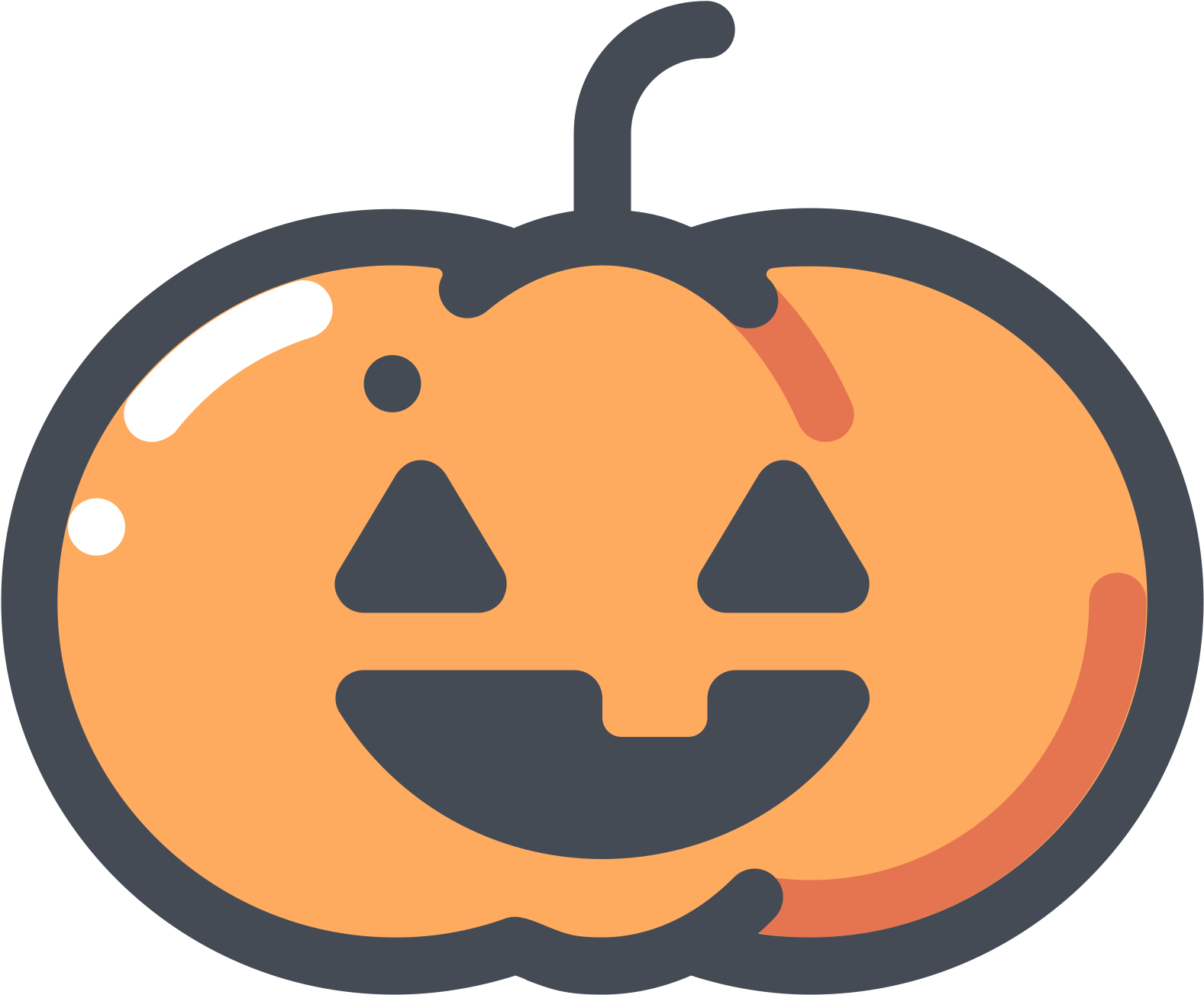 Jack O Lantern Smiling Emoji PNG