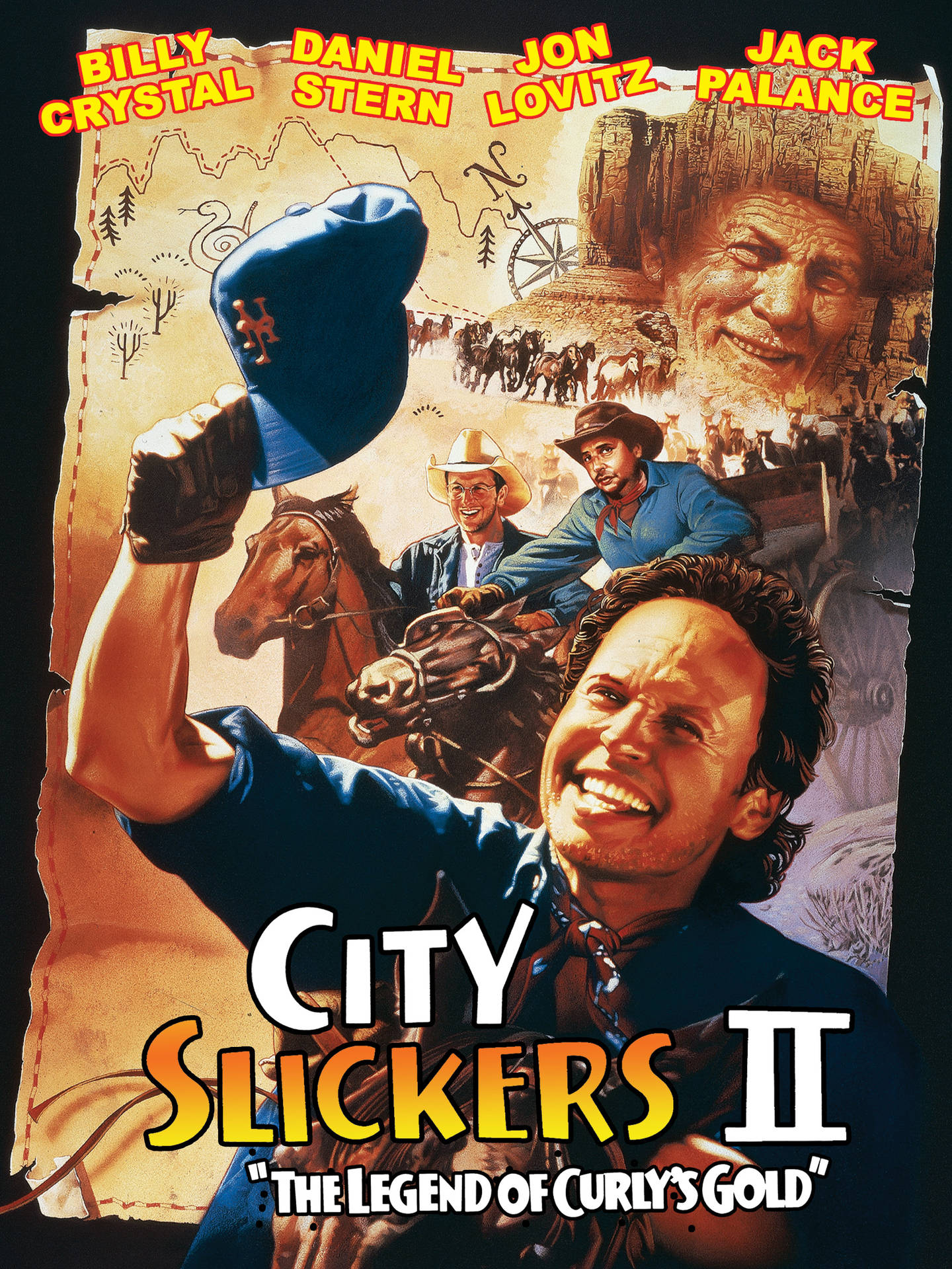 Jack Palance 1994 City Slickers II: Legenden om Curlys guld tapet Wallpaper