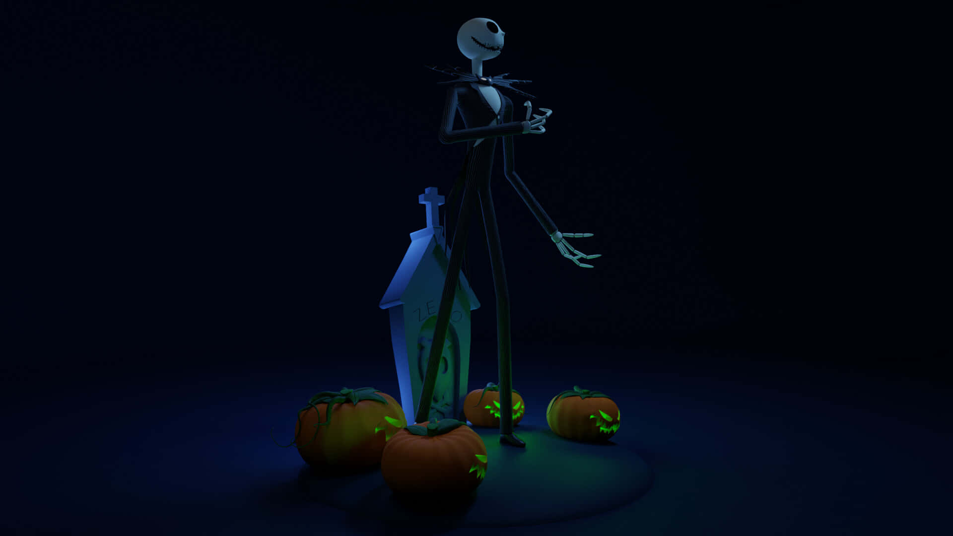 Jack Skellington from the classic Tim Burton film, The Nightmare Before Christmas