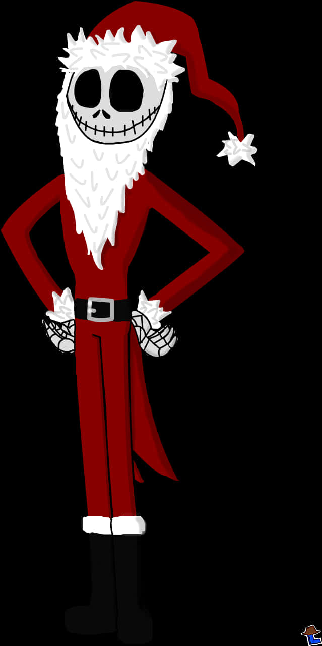 Jack Skellington Santa Costume PNG