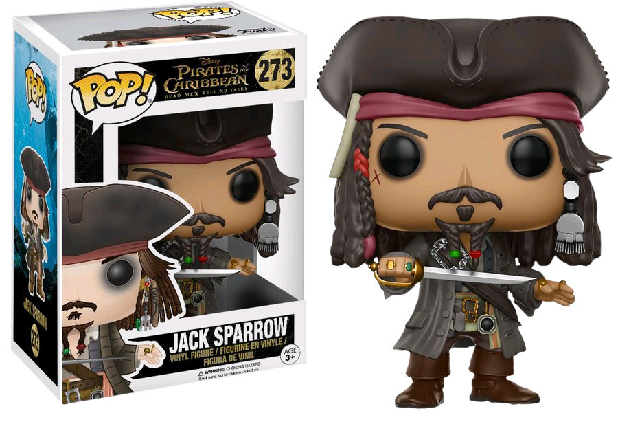 Jack Sparrow Funko Pop Figure PNG