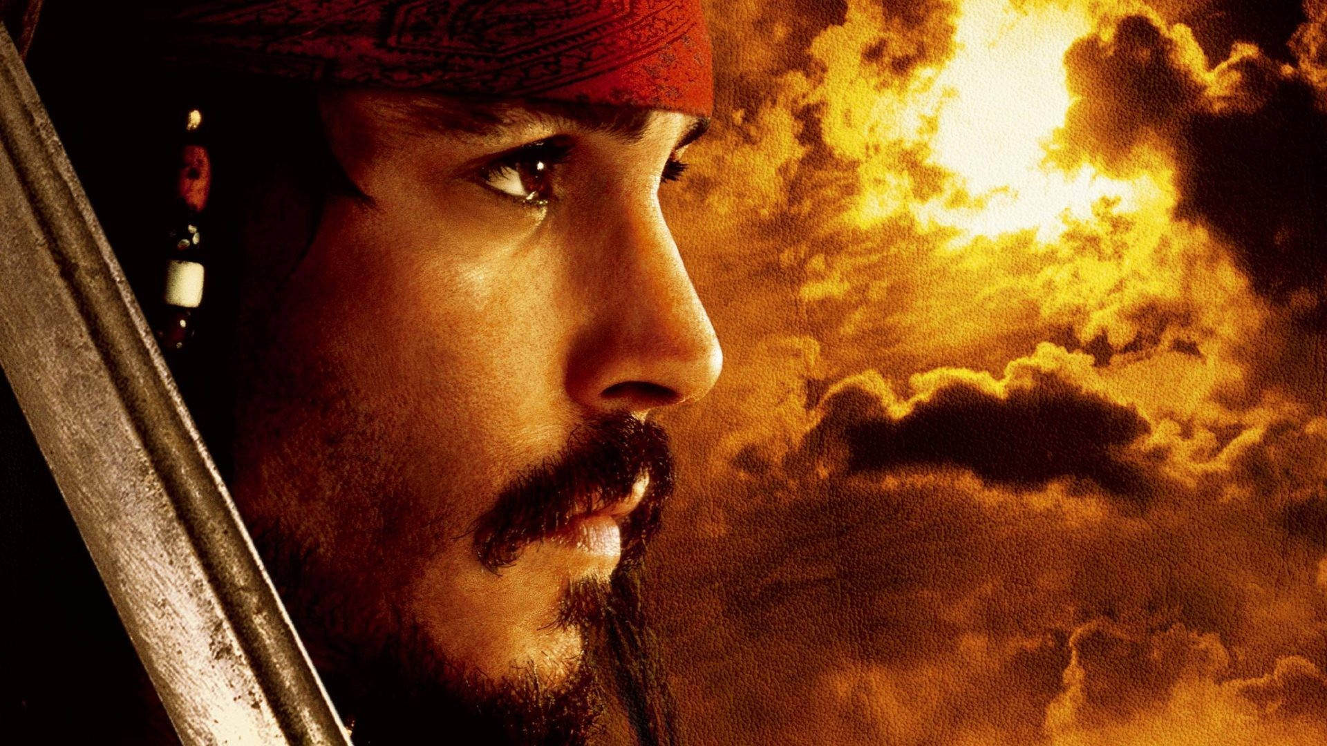 Jack Sparrow Side Profile Wallpaper