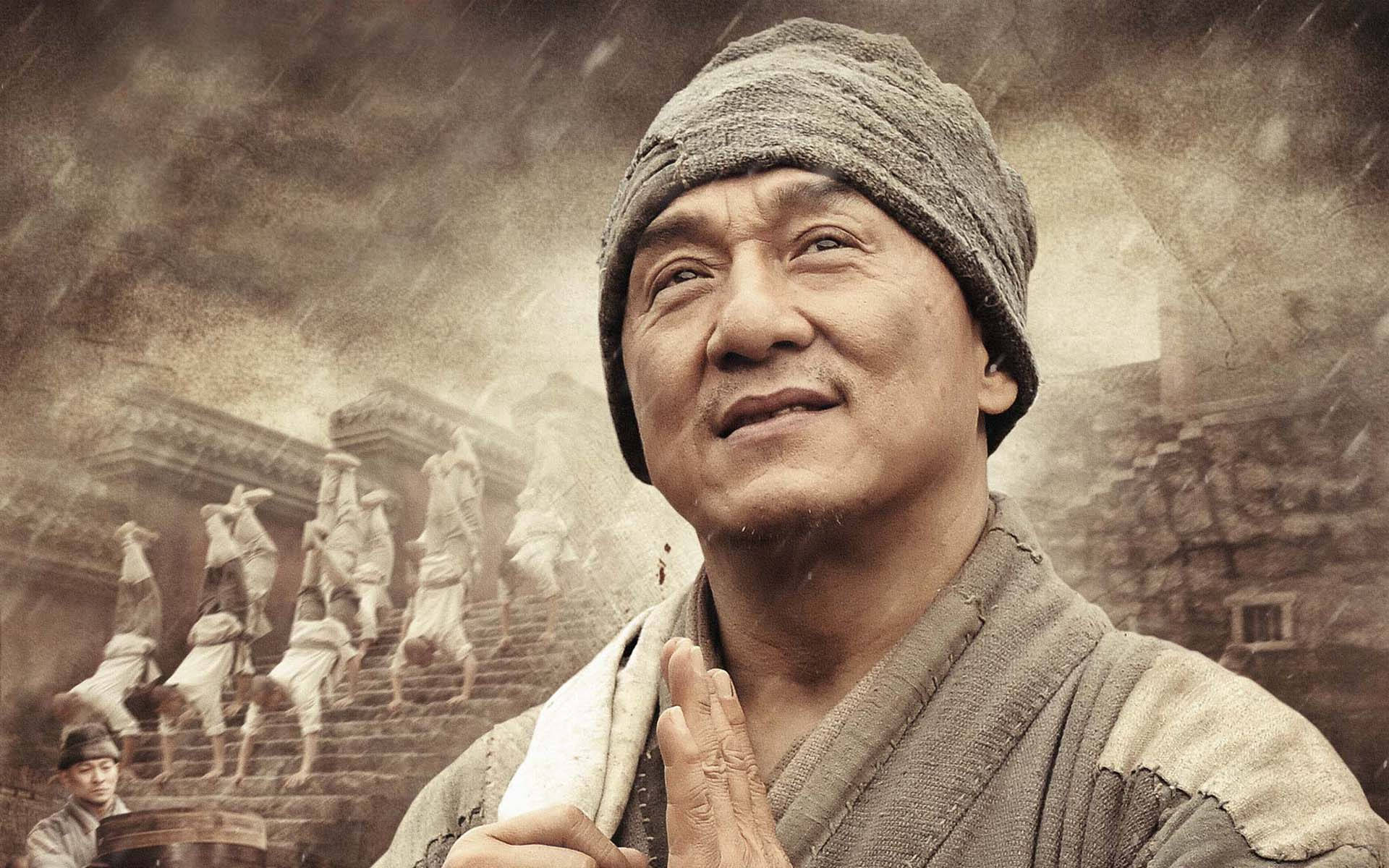 Jackie Chan In Shaolin Background