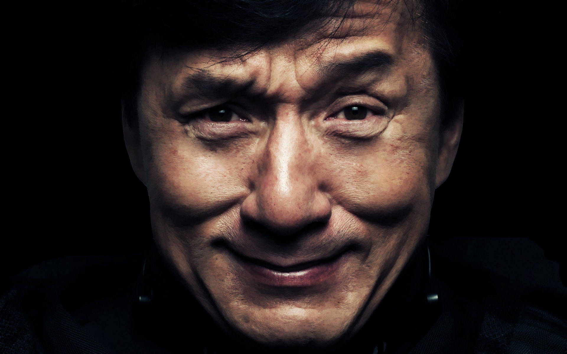 Jackie Chan sjove ansigt tapet Wallpaper